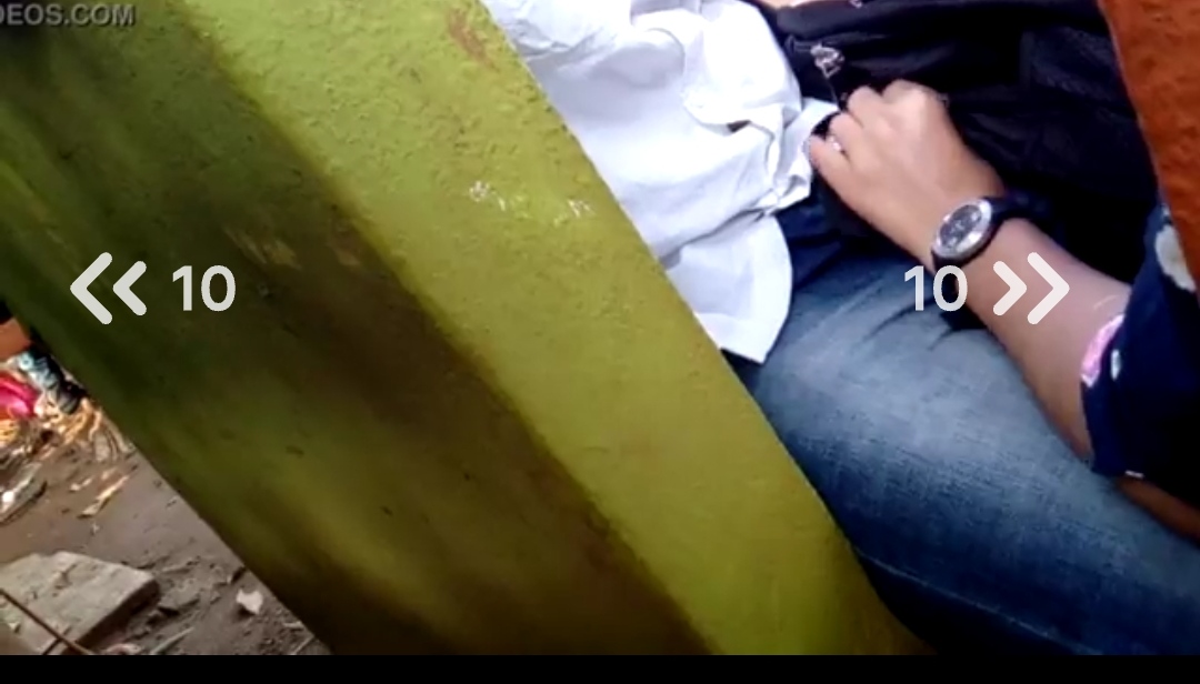 Handjob by sister in park after class