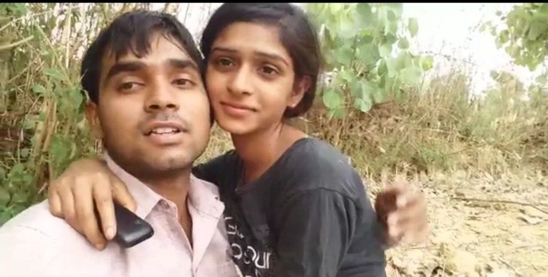 Desi Couple on outdoor