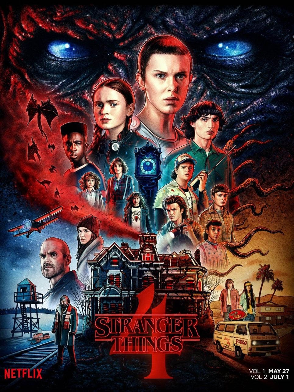 Stranger Things (2022) S04  Ep to 4 Vol.1 NF Series