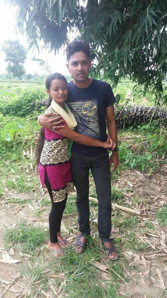 Desi couple outdoor