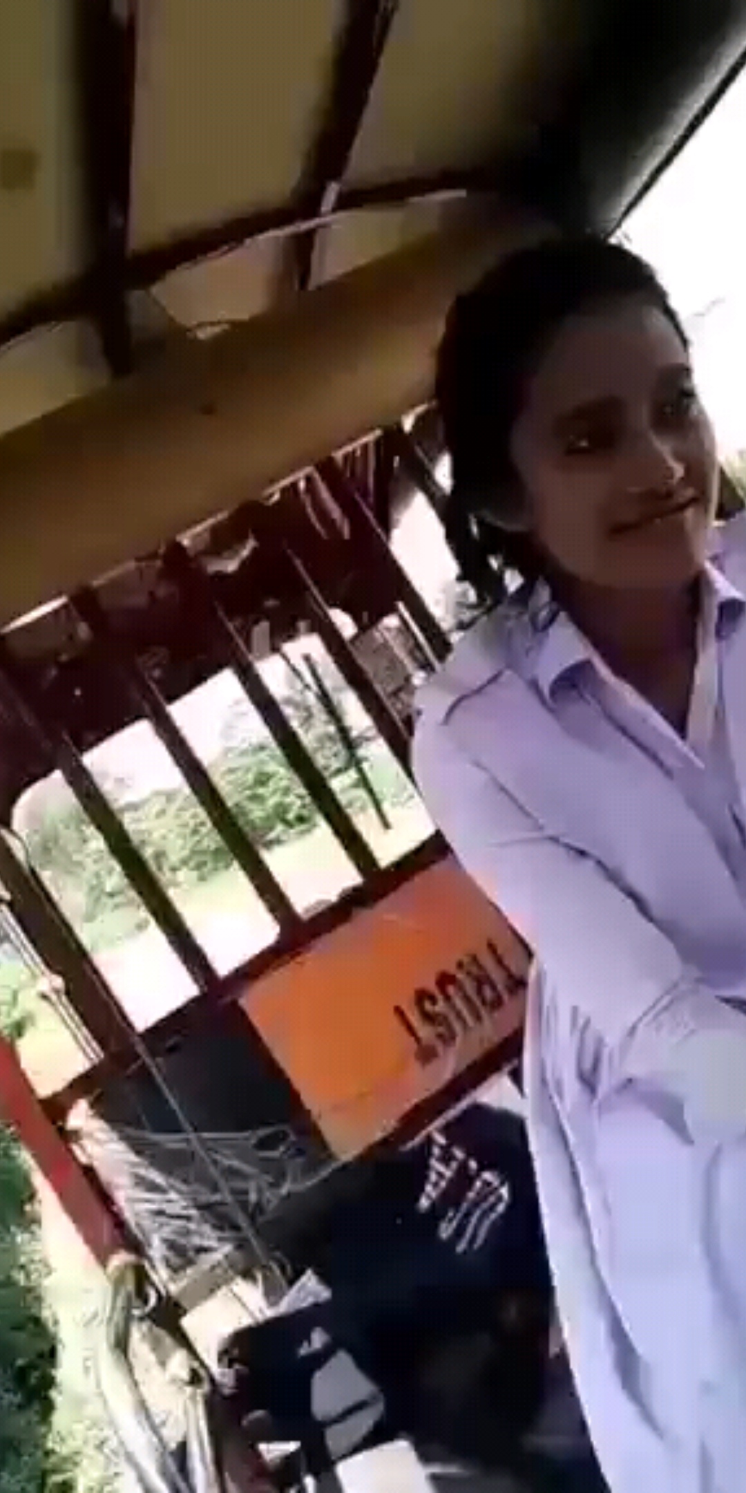School Student on Rickshaw