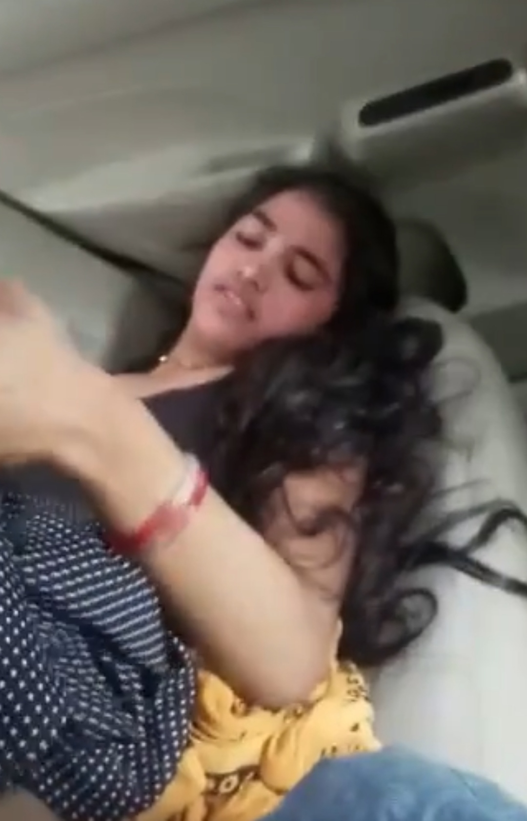 Hot girlfriend in Car