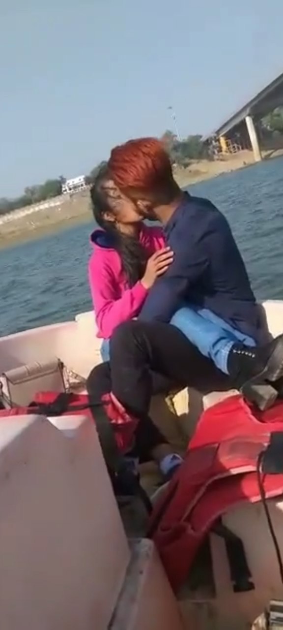 Boat couple romance