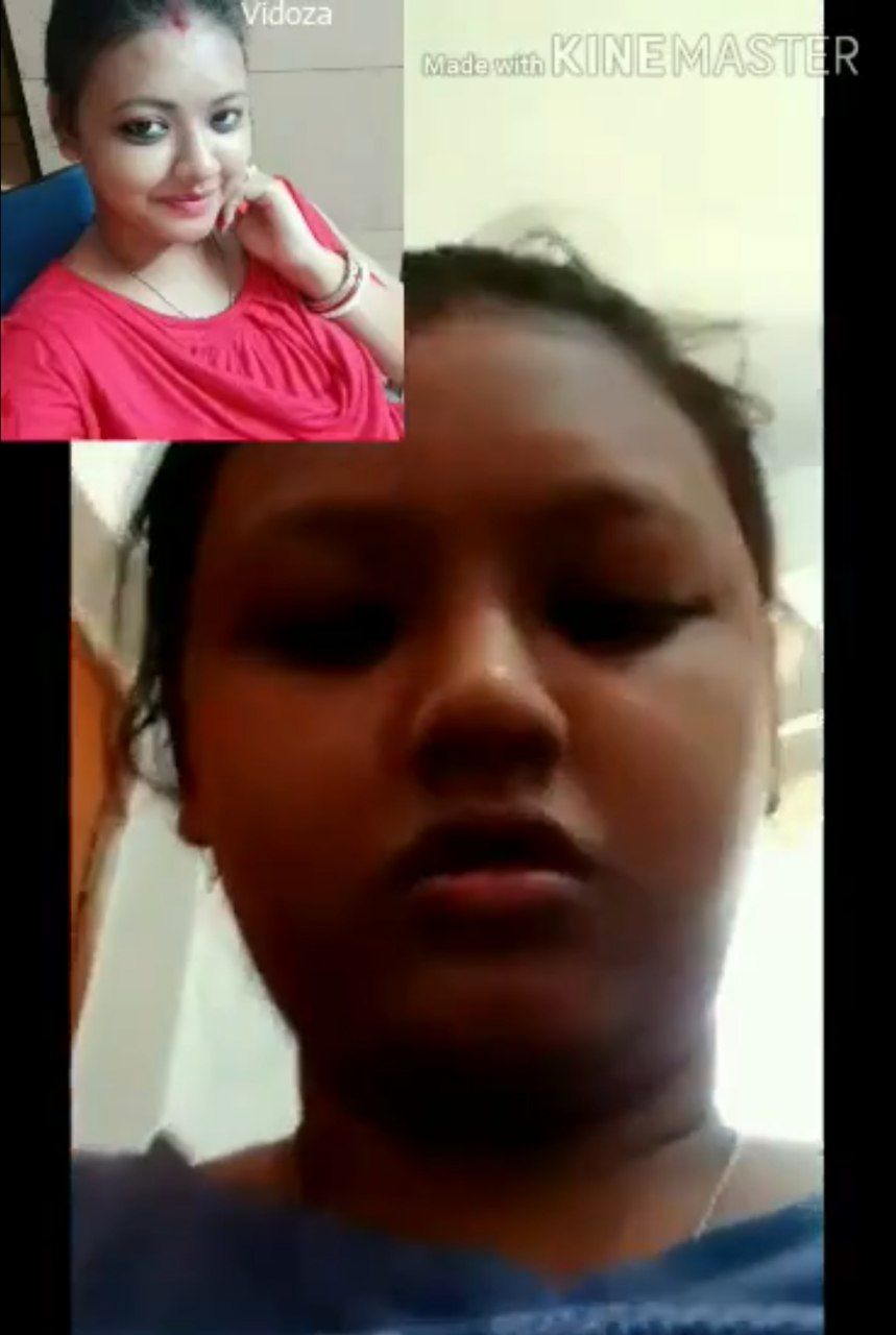 Assamese girl on video call