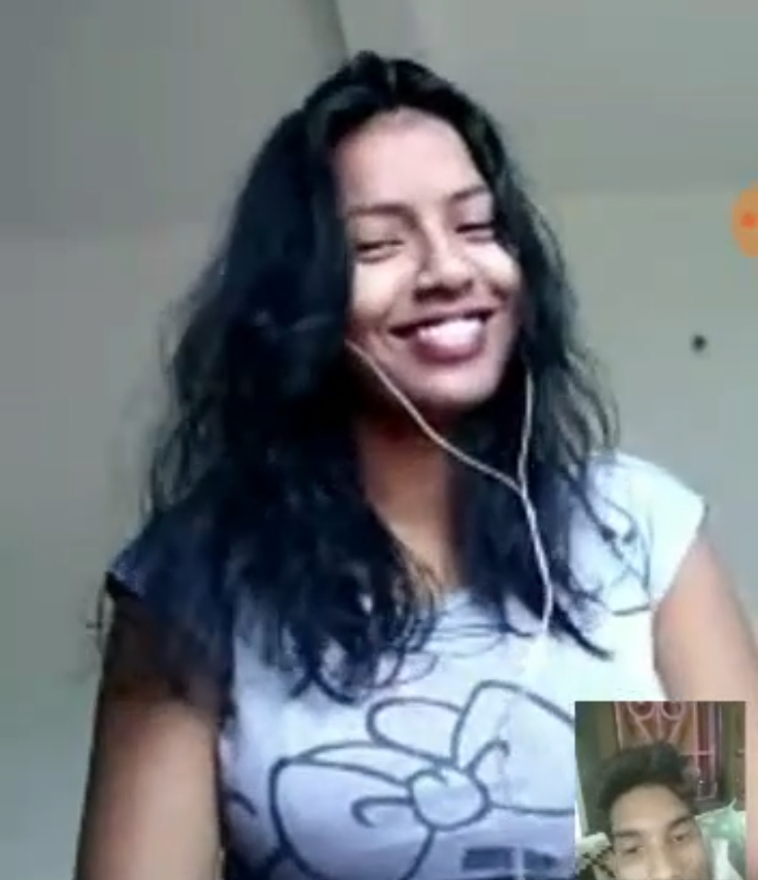 Video call with bf