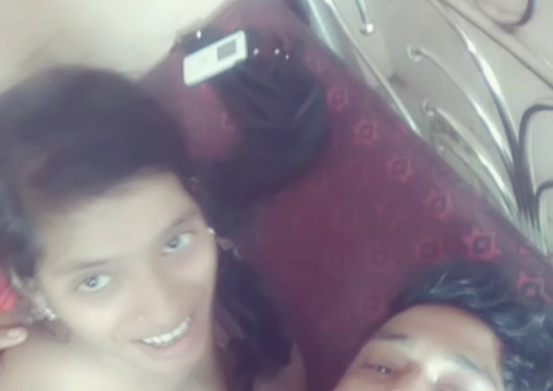 Young Indian couple romance 